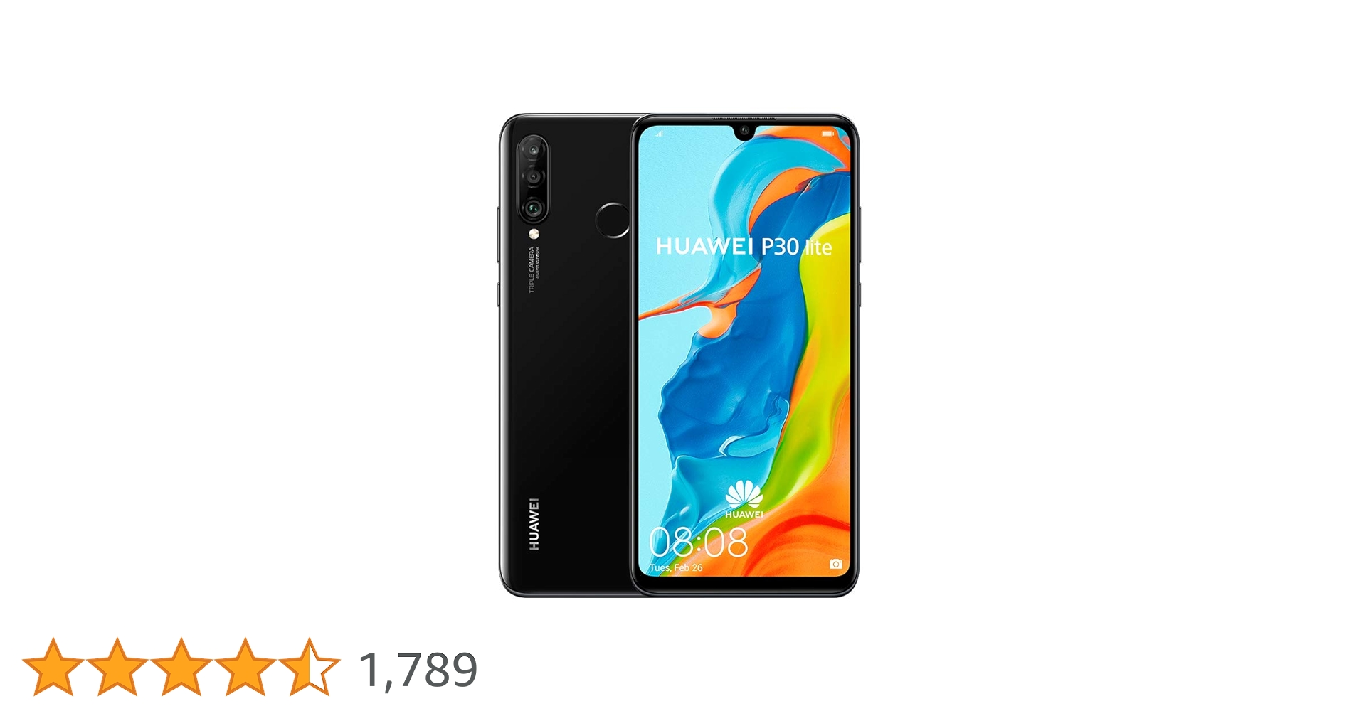 Huawei P30 Lite (128GB, 4GB RAM) 6.15